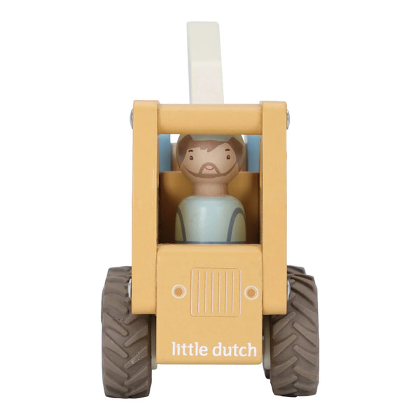 LITTLE DUTCH - Wooden Crane – Yellow – Essentials