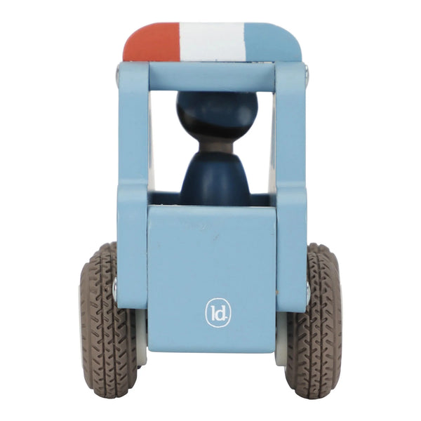 LITTLE DUTCH - Wooden Police Car – Blue – Essentials
