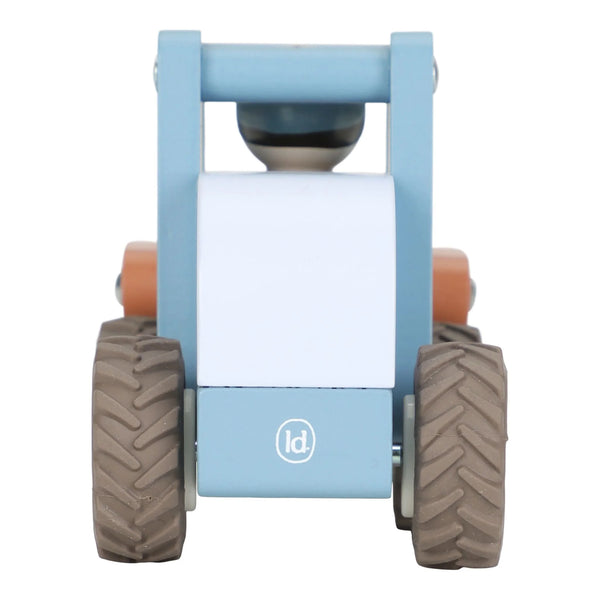 LITTLE DUTCH - Wooden Bulldozer – Blue – Essentials