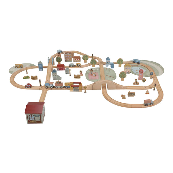 LITTLE DUTCH - Wooden Train Track – XL – Essentials
