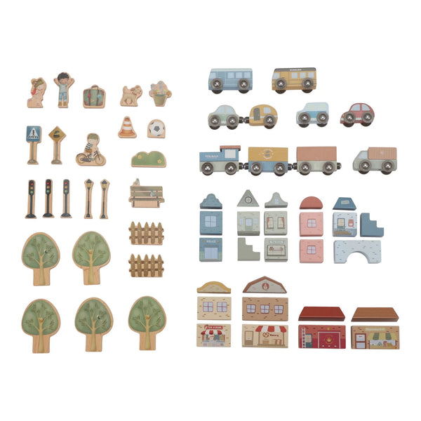 LITTLE DUTCH - Wooden Train Track – XL – Essentials