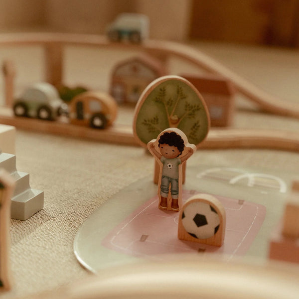 LITTLE DUTCH - Wooden Train Track – XL – Essentials