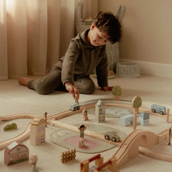 LITTLE DUTCH - Wooden Train Track – XL – Essentials
