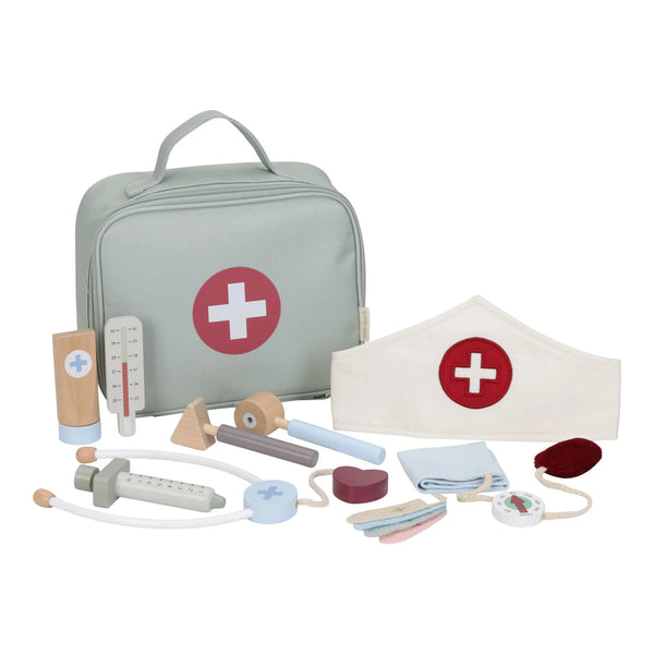 LITTLE DUTCH - Wooden doctor's set - Green - Essentials