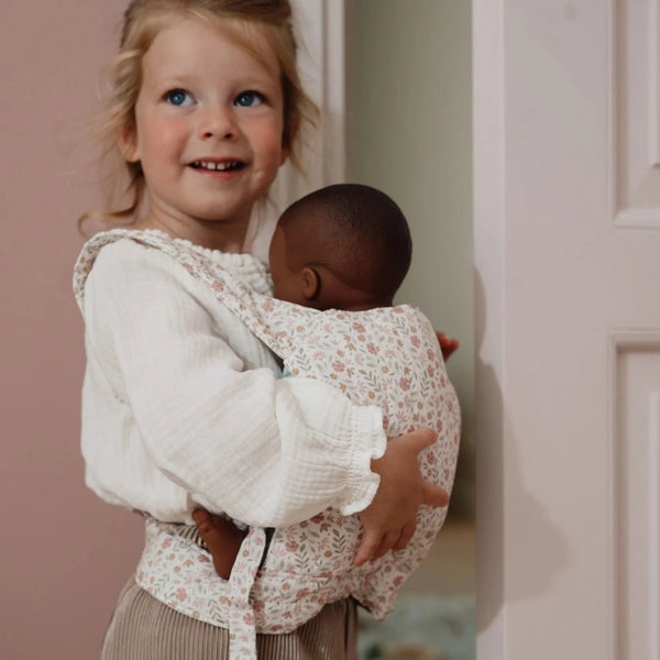 LITTLE DUTCH - Doll carrier – Multicoloured – Essentials – Soft Flowers