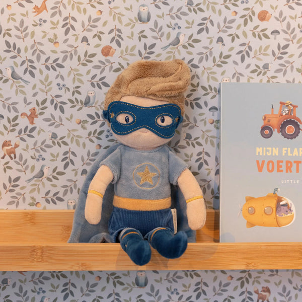 LITTLE DUTCH - Cuddle Doll Superhero Jim - 35 cm