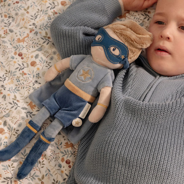 LITTLE DUTCH - Cuddle Doll Superhero Jim - 35 cm