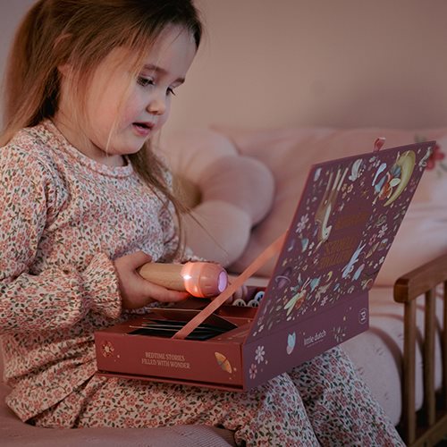 LITTLE DUTCH - Story projector flashlight - Pink