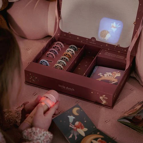 LITTLE DUTCH - Story projector flashlight - Pink