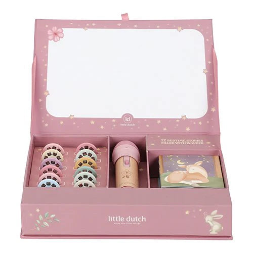 LITTLE DUTCH - Story projector flashlight - Pink