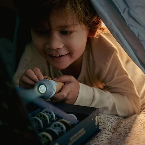 LITTLE DUTCH - Story projector flashlight - Blue