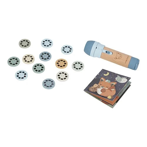 LITTLE DUTCH - Story projector flashlight - Blue