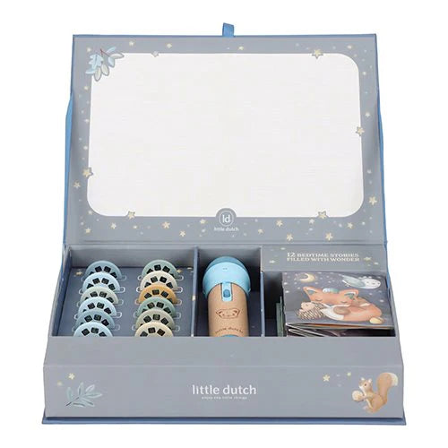 LITTLE DUTCH - Story projector flashlight - Blue