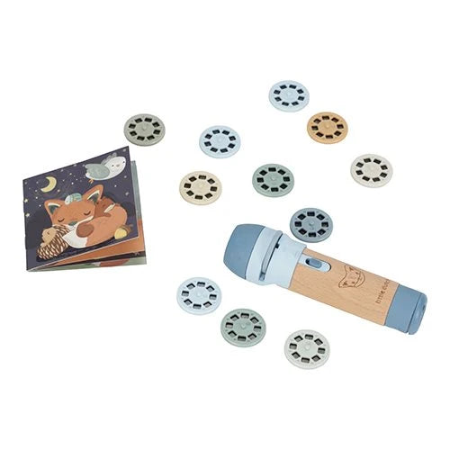LITTLE DUTCH - Story projector flashlight - Blue