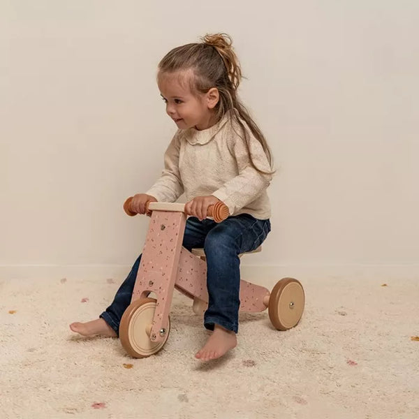 LITTLE DUTCH - Wooden Tricycle Pink