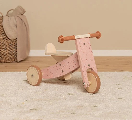 LITTLE DUTCH - Wooden Tricycle Pink