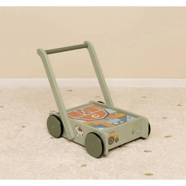 LITTLE DUTCH - Block Trolley Little Farm