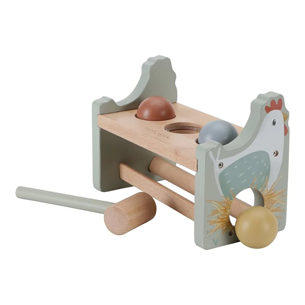 LITTLE DUTCH - Pounding Bench with Rolling balls Little Farm