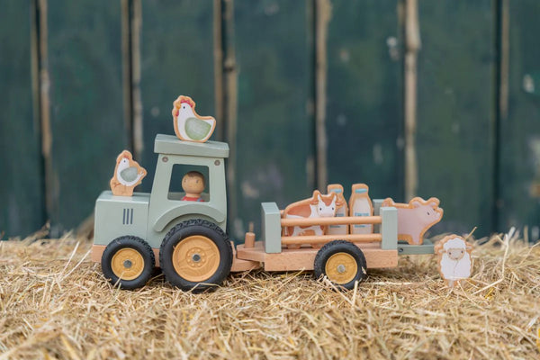 LITTLE DUTCH - Tractor with trailer Little Farm