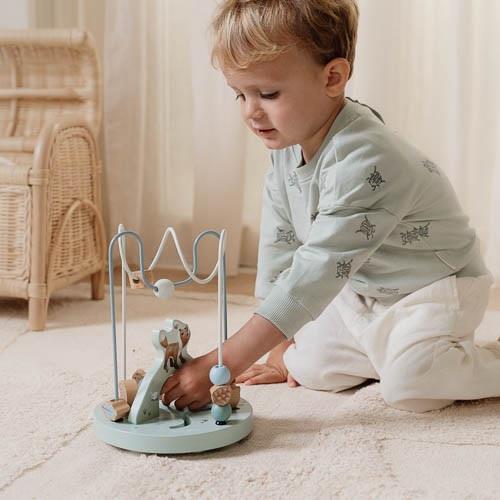 LITTLE DUTCH - Wooden Activity Spiral Large - Forest Friends