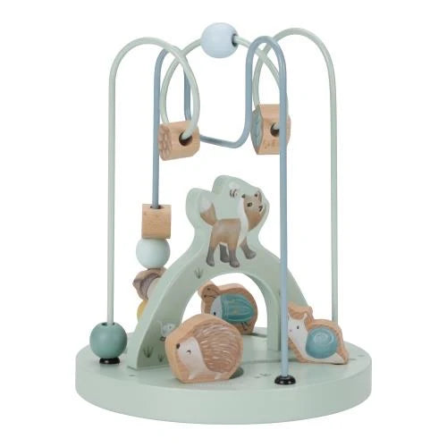 LITTLE DUTCH - Wooden Activity Spiral Large - Forest Friends