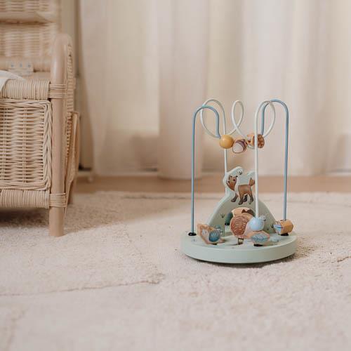 LITTLE DUTCH - Wooden Activity Spiral Large - Forest Friends