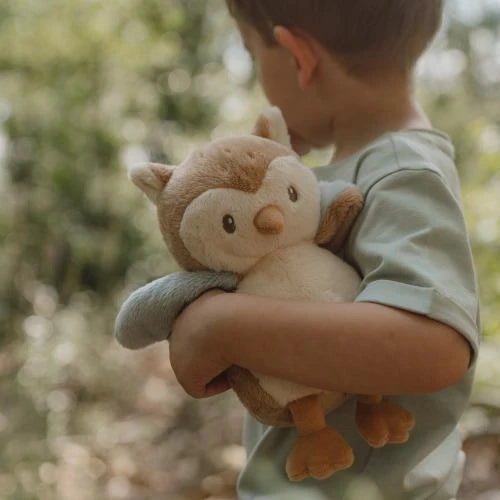 LITTLE DUTCH - Cuddle Owl - Blue - Forest Friends