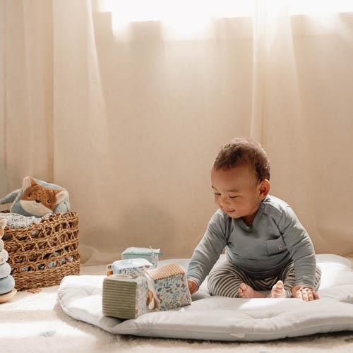 LITTLE DUTCH - Soft Block Set - Blue - Forest Friends