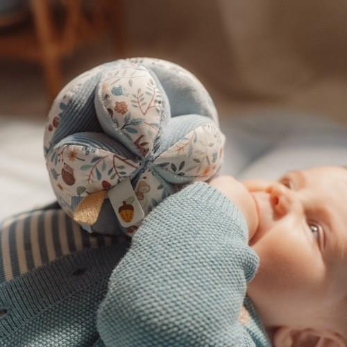 LITTLE DUTCH - Gripping Ball - Blue - Forest Friends