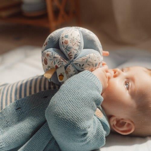 LITTLE DUTCH - Gripping Ball - Blue - Forest Friends