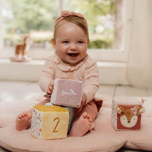LITTLE DUTCH - Block set - Pink - Fairy Garden