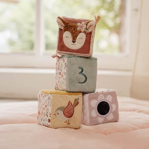LITTLE DUTCH - Block set - Pink - Fairy Garden