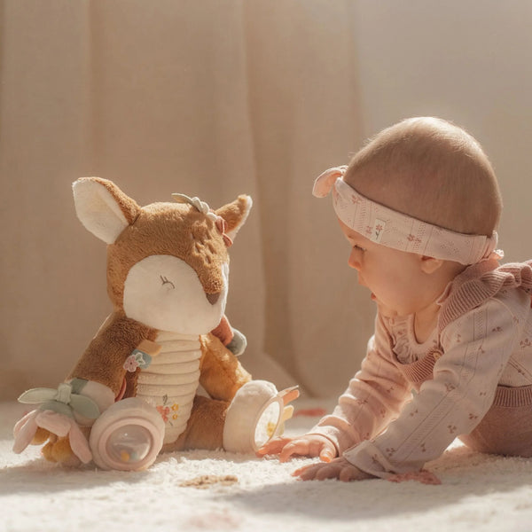 LITTLE DUTCH - Activity Cuddle Deer - Pink - Fairy Garden