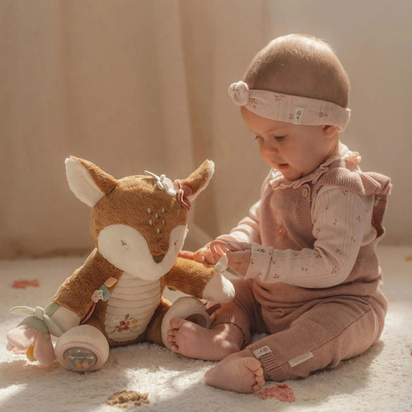 LITTLE DUTCH - Activity Cuddle Deer - Pink - Fairy Garden