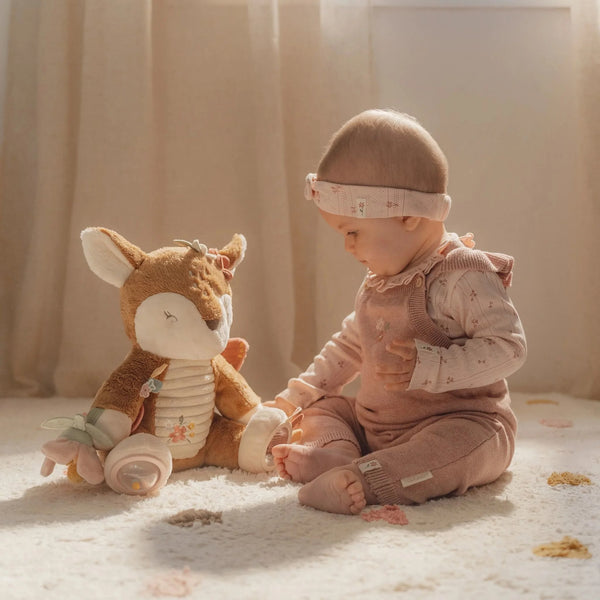 LITTLE DUTCH - Activity Cuddle Deer - Pink - Fairy Garden