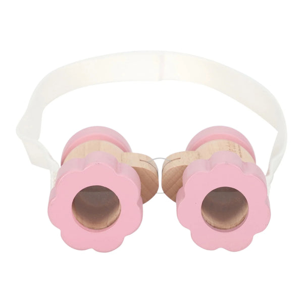 LITTLE DUTCH - Wooden Binoculars - Pink - Fairy Garden