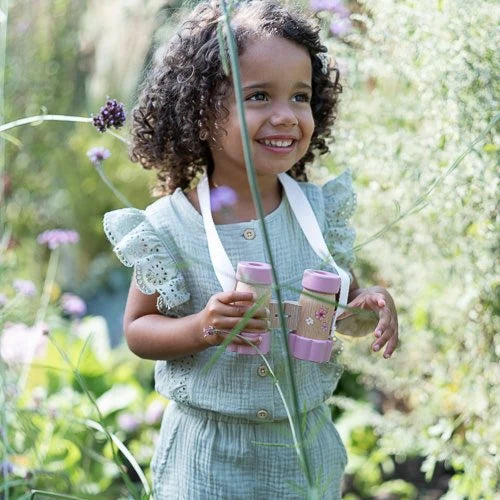LITTLE DUTCH - Wooden Binoculars - Pink - Fairy Garden