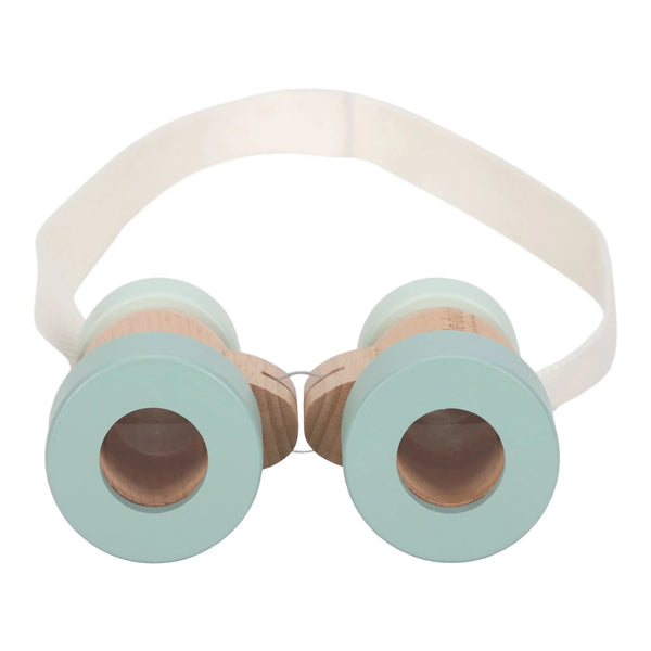 LITTLE DUTCH - Wooden Binoculars - Blue - Forest Friends