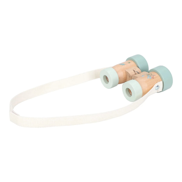 LITTLE DUTCH - Wooden Binoculars - Blue - Forest Friends