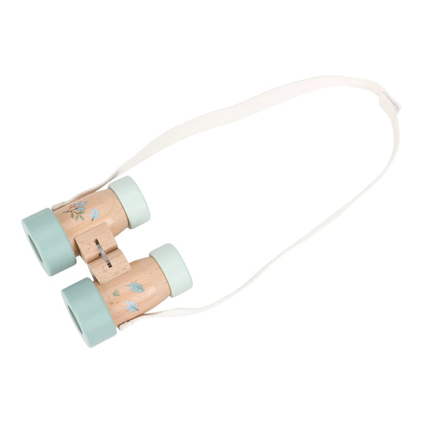LITTLE DUTCH - Wooden Binoculars - Blue - Forest Friends