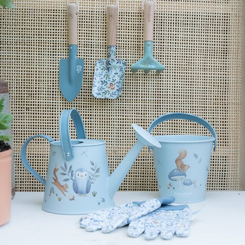 LITTLE DUTCH - Watering can - Blue - Forest Friends