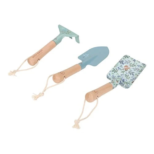 LITTLE DUTCH - Garden tools - Blue - Forest Friends
