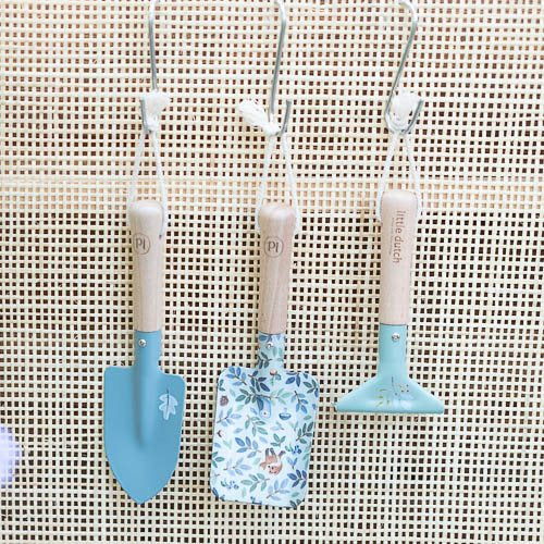 LITTLE DUTCH - Garden tools - Blue - Forest Friends