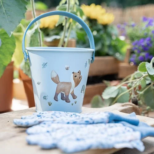LITTLE DUTCH - Garden gloves - Blue - Forest Friends