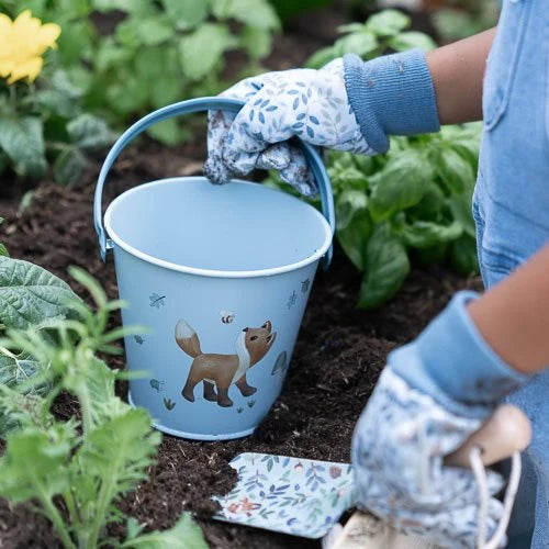 LITTLE DUTCH - Garden gloves - Blue - Forest Friends