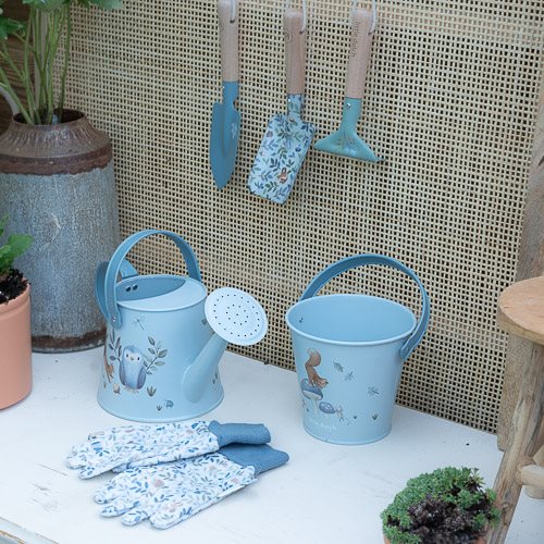 LITTLE DUTCH - Garden gloves - Blue - Forest Friends