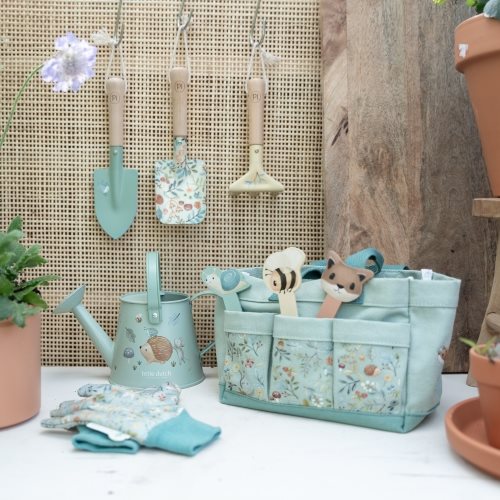 LITTLE DUTCH - Garden gift set 10-piece - Blue - Forest Friends