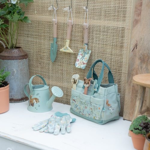LITTLE DUTCH - Garden gift set 10-piece - Blue - Forest Friends