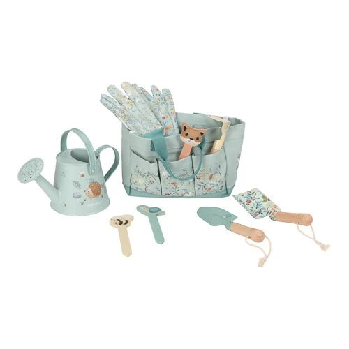 LITTLE DUTCH - Garden gift set 10-piece - Blue - Forest Friends