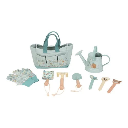LITTLE DUTCH - Garden gift set 10-piece - Blue - Forest Friends